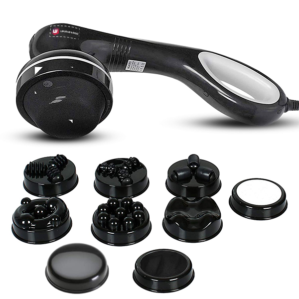 AGARO Relaxo Handheld Full Body Massager – 8 Heads, 6 Speeds