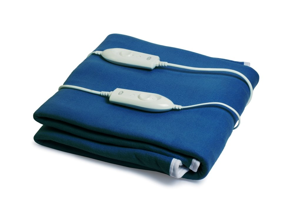Expressions Polar Electric Bed Warmer - Electric Under Blanket - Double Bed Size (150cms x 160cms) - Dark Blue