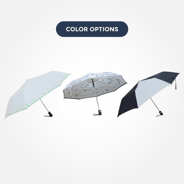 3 Fold AO Promotional Umbrella—Customizable for Corporate & Travel Use—22 Inch-4