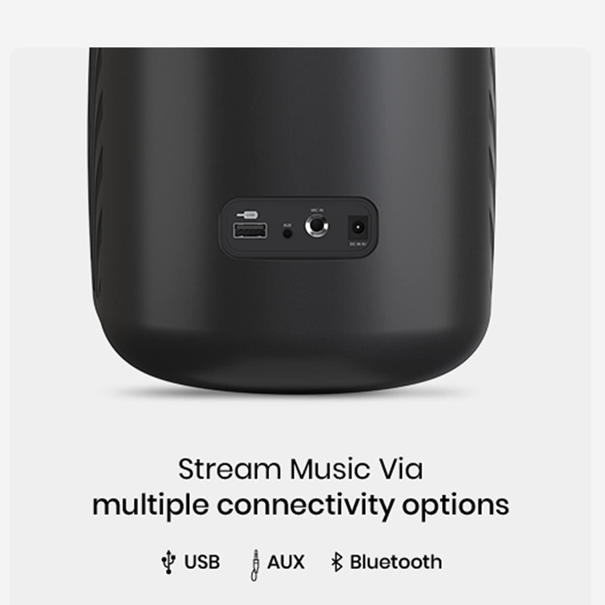 Portronics Dash 40W Portable Speaker with Karaoke Mic (grey)-6