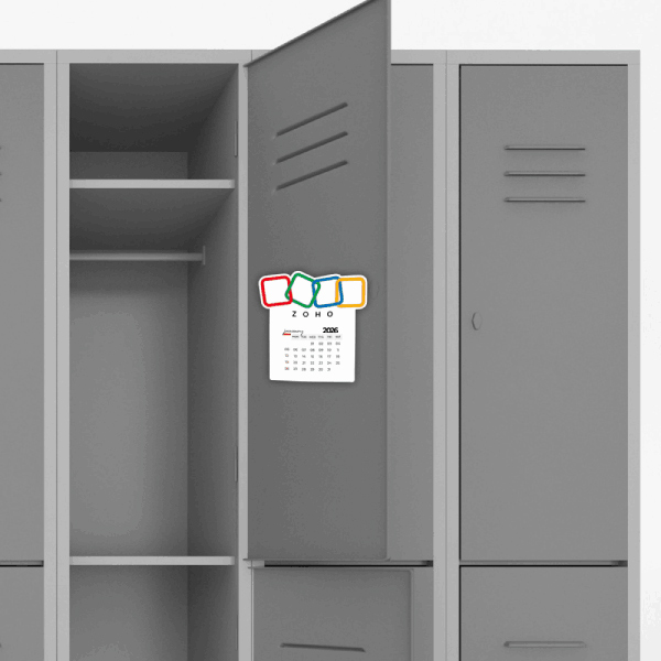 Personalized Mini Magnet Calendar With Brand Logo-1