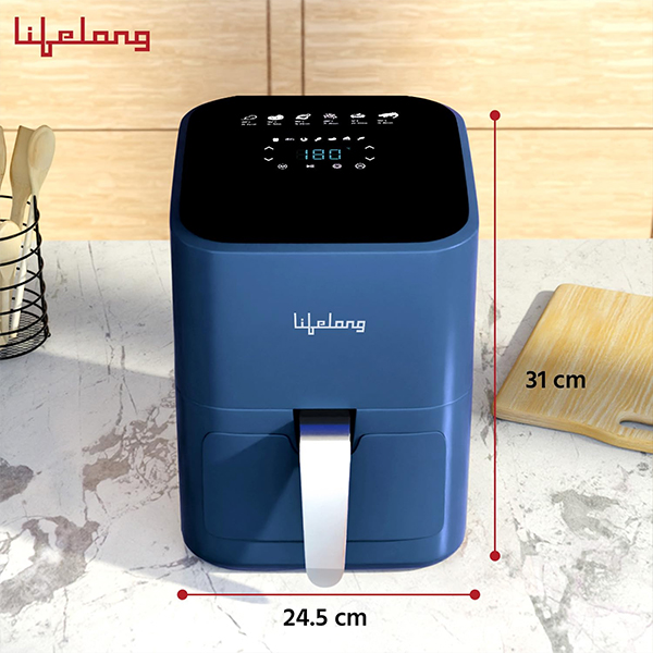 Lifelong LLHFD450 1200W 4L Air Fryer | Hot Air Circulation Technology-2