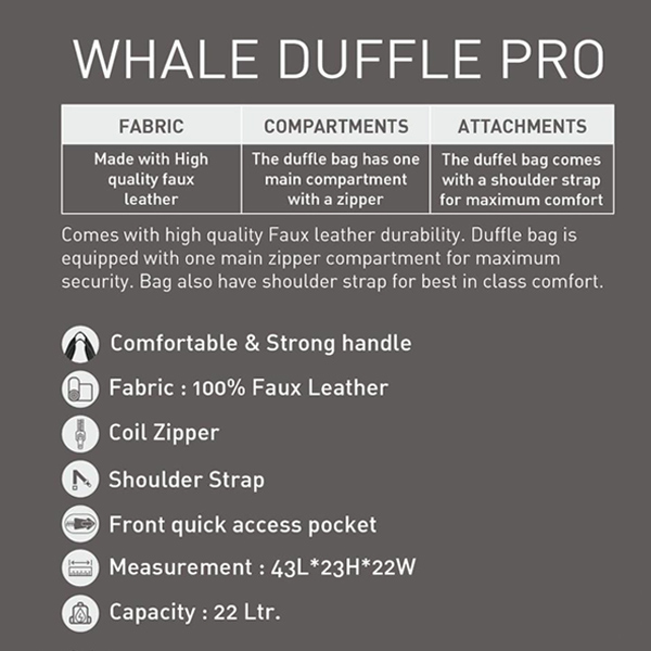 Jack & Jones Whale Pro Duffle Bag- (Off White)-1