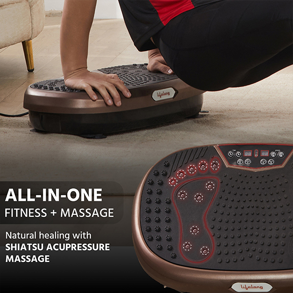 Lifelong LLM234 Crazyfit Vibration Plate Massager Machine for Workout-2