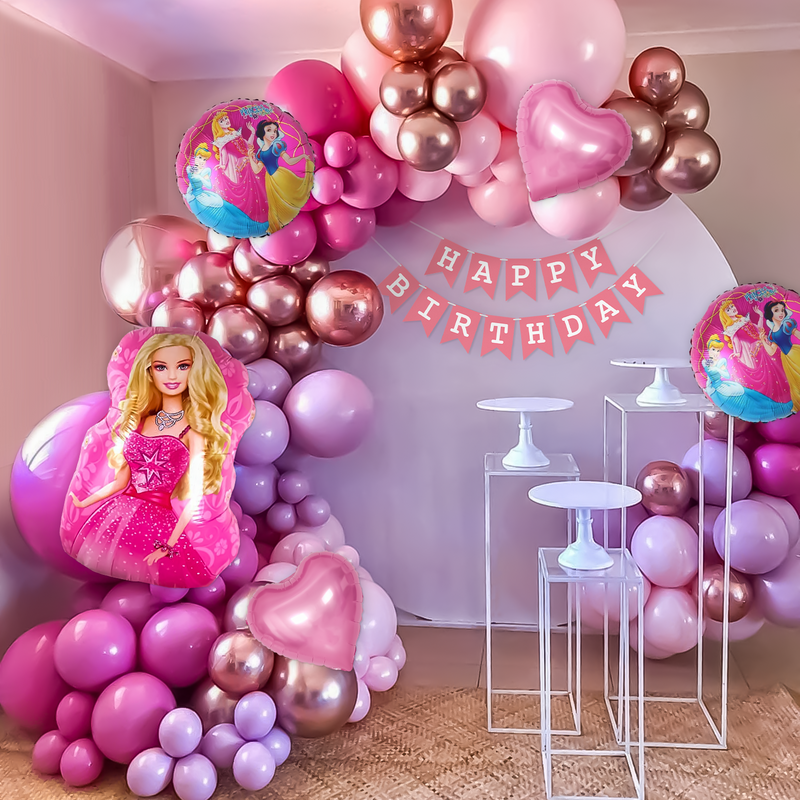 Barbie Theme Birthday DIY Decoration Kit