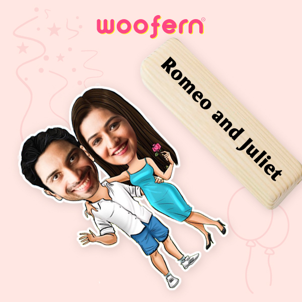Romeo & Juliet Love Forever Personalized Caricature-1