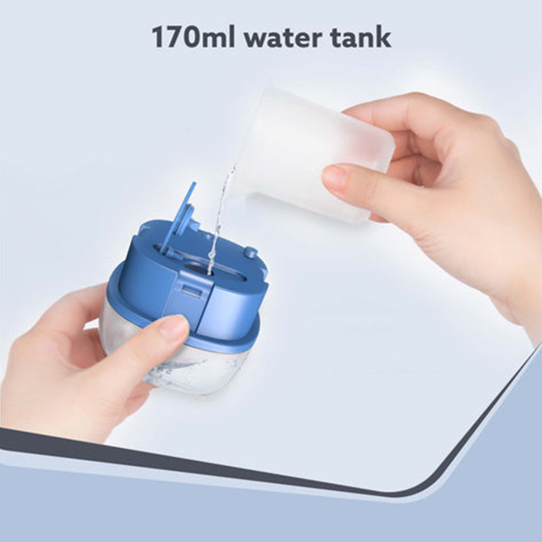 AGARO Elegant Handheld Garment Steamer, 170 ML Water Tank, Blue-3