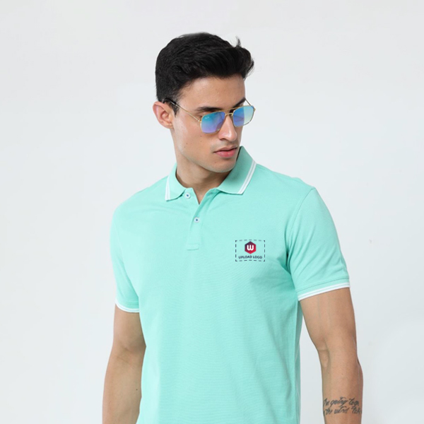 Allen Solly Men’s T-Shirt – Mint Green | 100% Cotton | Corporate Gifting