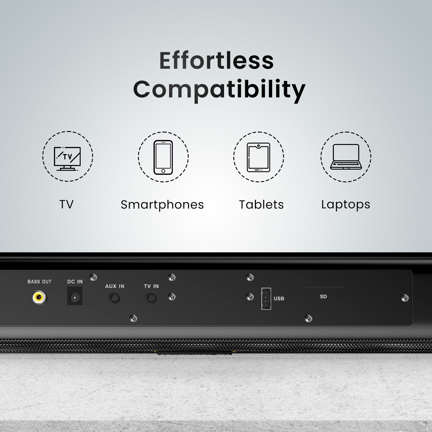 Portronics Pure Sound 104 100W Bluetooth Soundbar-6