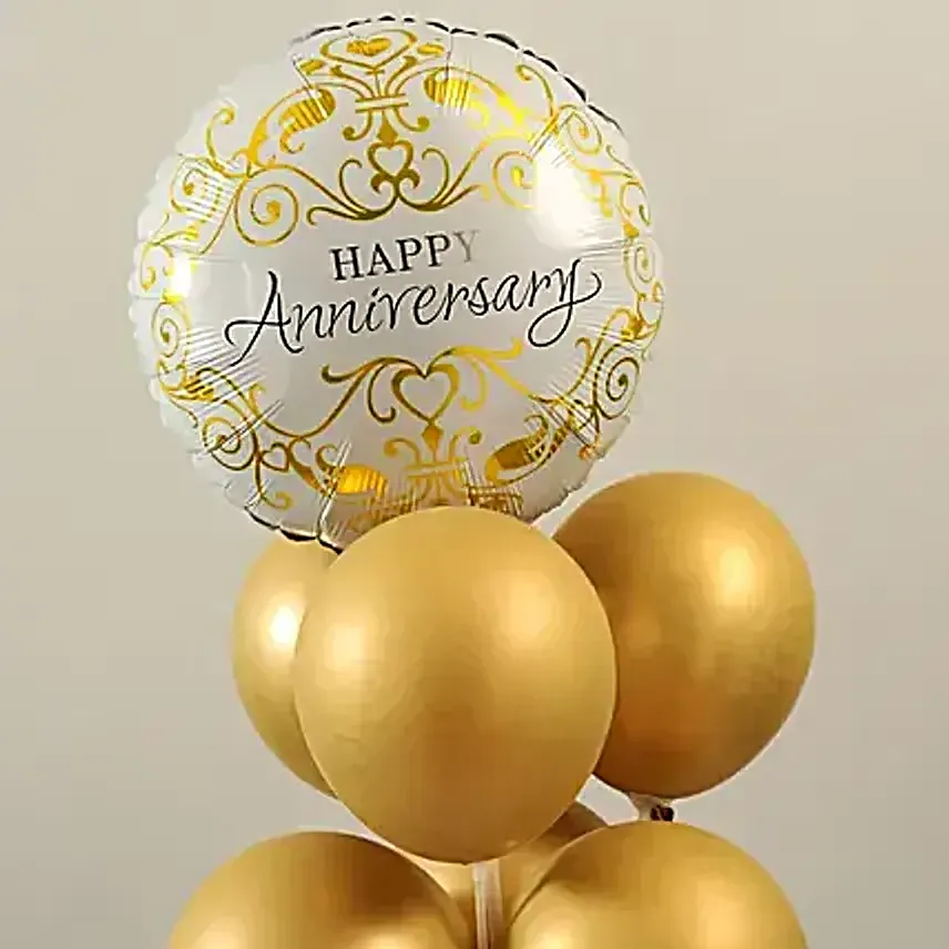 Golden Anniversary  Balloon Bouquet-2