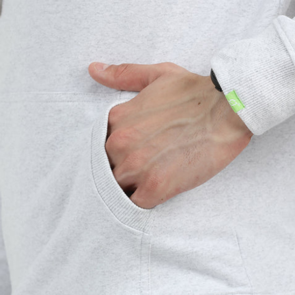 Caslay Hoodie (White Melange)-5