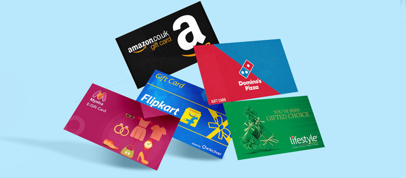 Gift Cards for Diwali gifts for employees