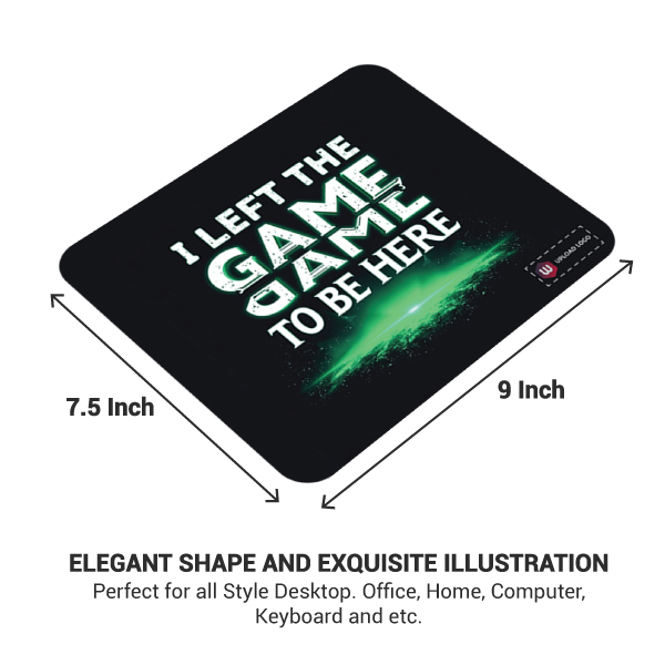 Text Printed Mouse Pad with Customized Logo-4