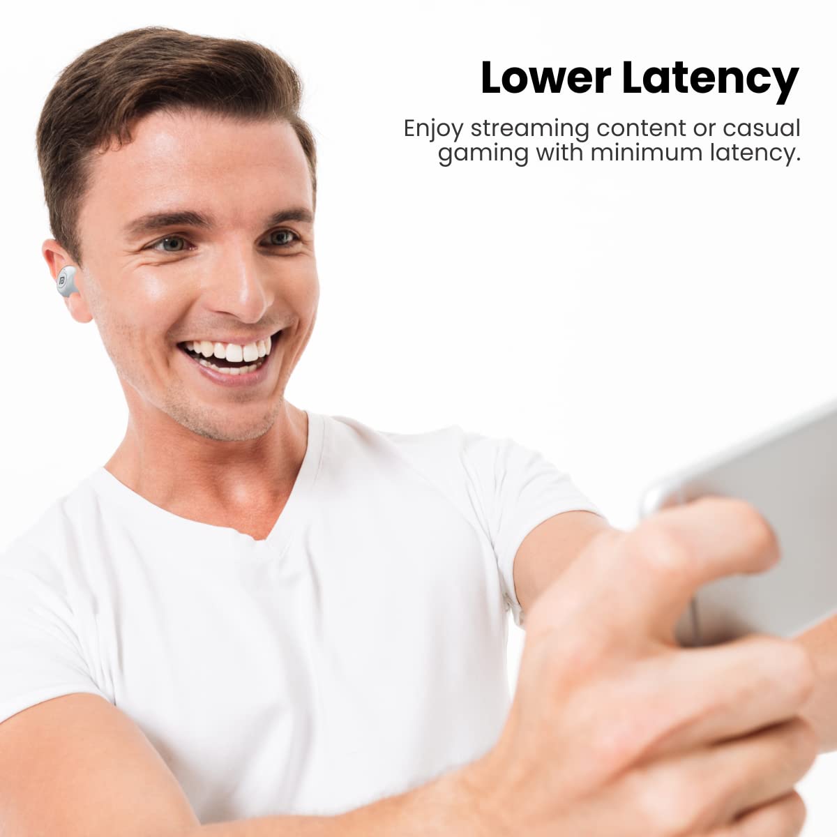 Portronics Harmonics Twins S3 Bluetooth Earbuds,20 Hr Playtime (white)-6