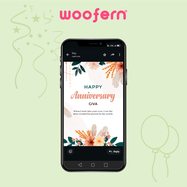 Floral Themed Anniversary Card-2