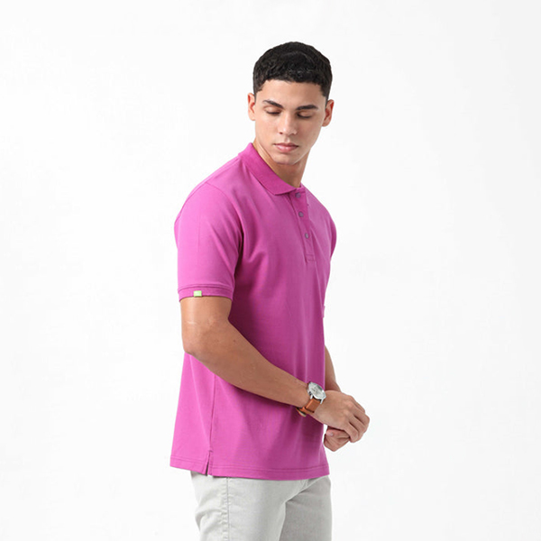 Caslay Organic Polo T-Shirt (Willow)-2