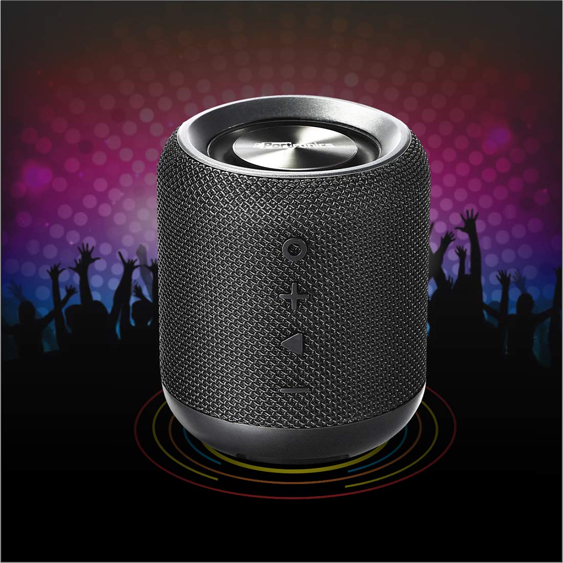 Portronics SoundDrum 10W Portable Speaker (Black)-6