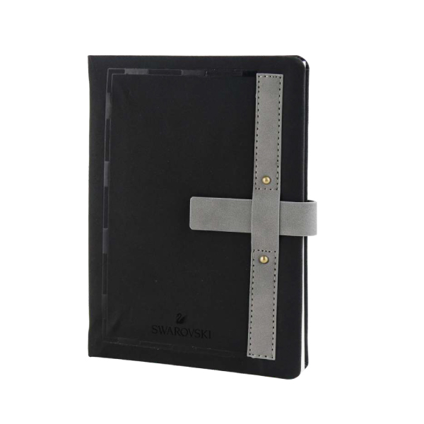 Leather Diary Executive Gift Set – Custom 4-in-1 Office Essentials (Gold & Black)-1