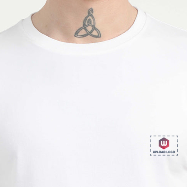 Caslay Organic Crew Neck T-Shirt (White)-4