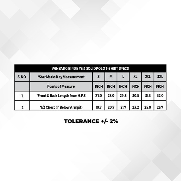 Winbarg Bird Eye Stretch Polo - Sky Blue Melange T-Shirt-1