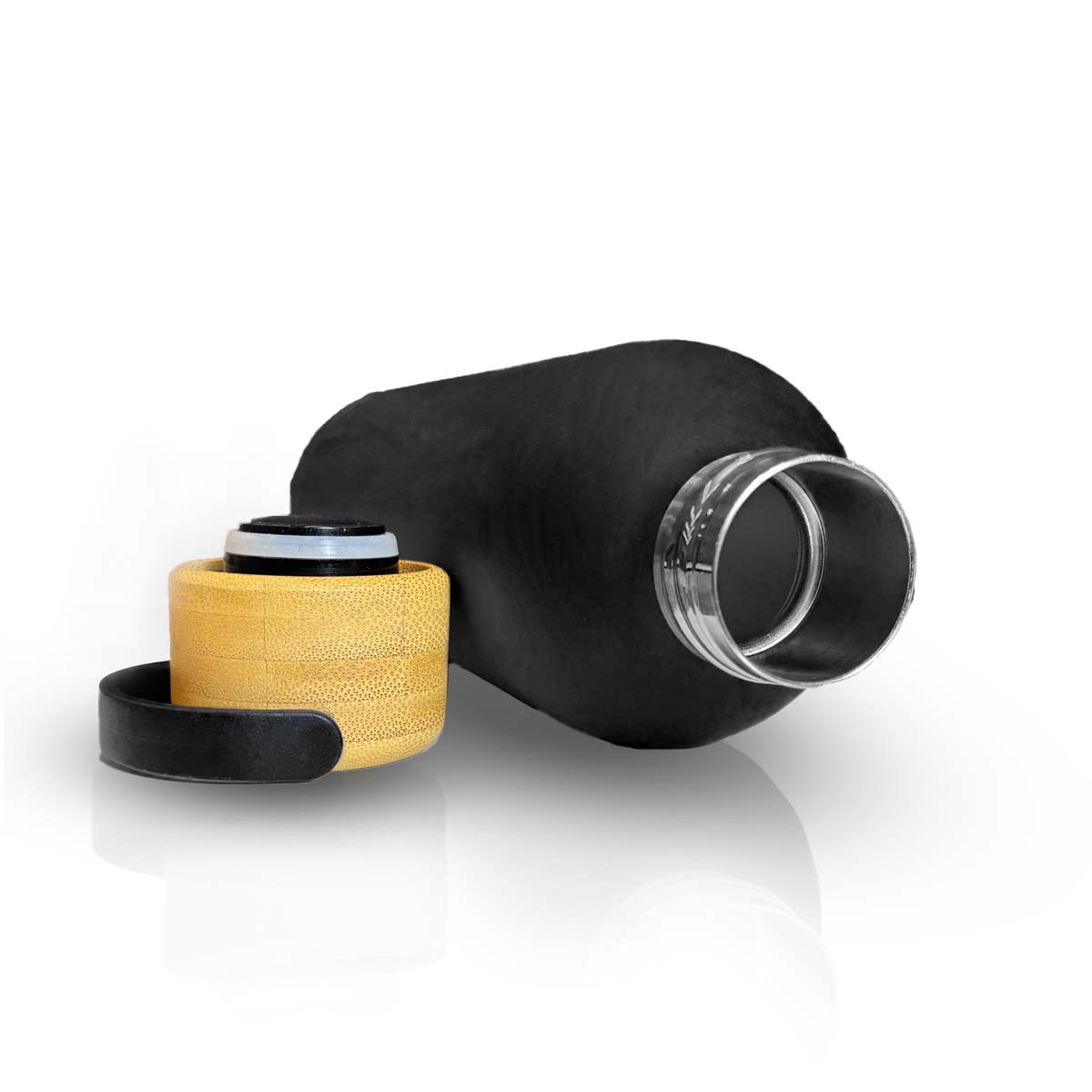 Custom logo Bamboo Cap Bottle for Corporate Gifting-3
