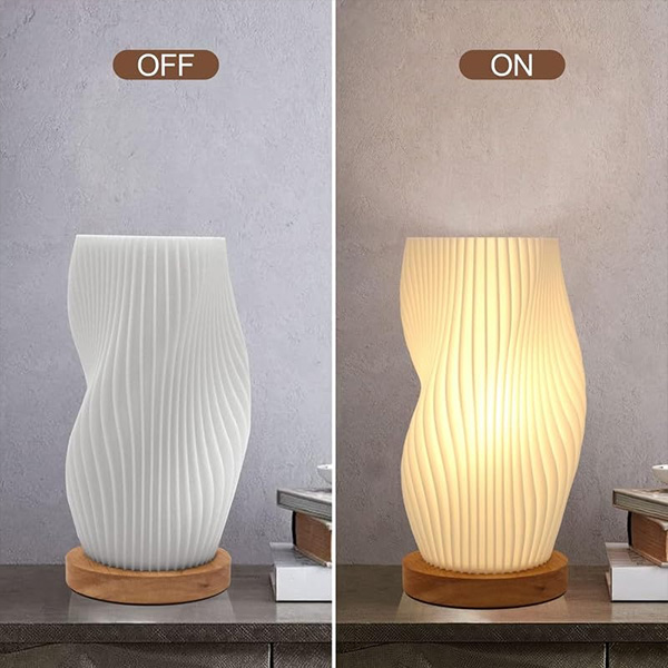 Timalfi 3D Wave Design LED Table Lamp-3