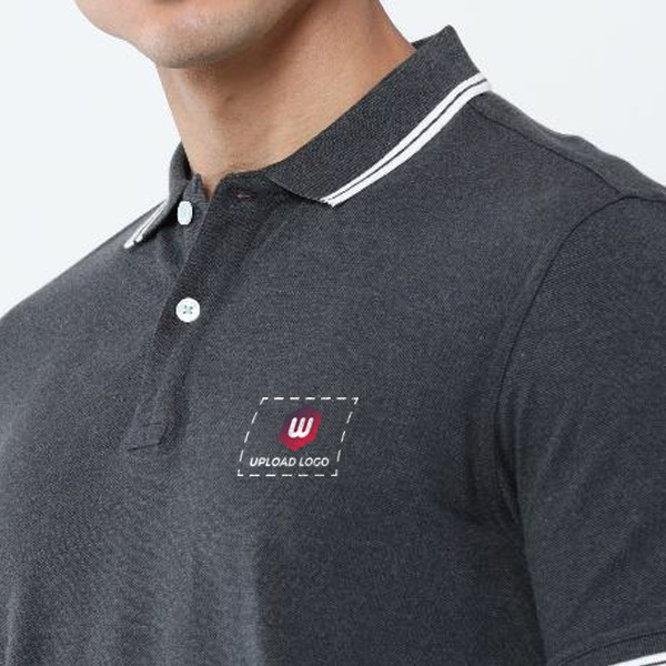 Allen Solly Men’s T-Shirt – Anthra Melange | 100% Cotton | Corporate Gifting-1