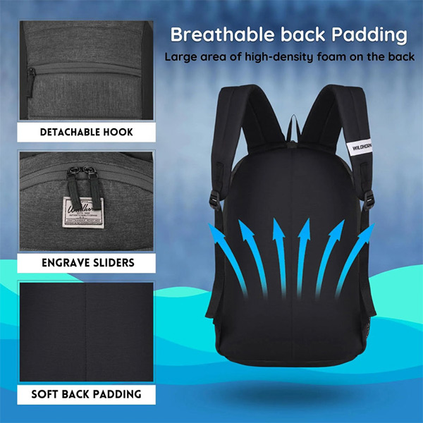 WILDHORN Nicosia Laptop Backpack (Grey)-3