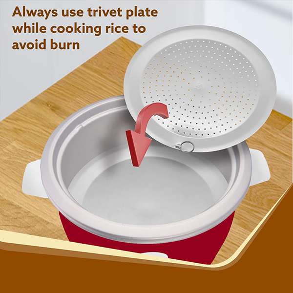 AGARO Elegant Electric Rice Cooker - 1L, 700 gm-4