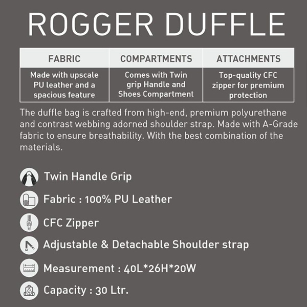 Jack & Jones Rogger Duffle Bag with Custom Logo-6