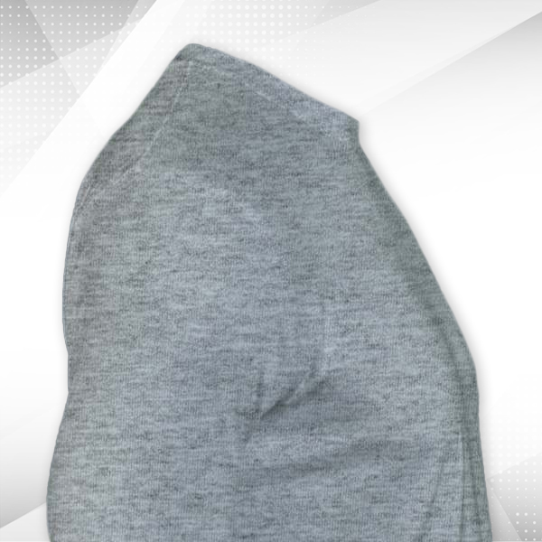 Skinta Fit Half Sleeve Round Neck T-Shirt for Men (Grey Melange) - Custom Logo Left Chest-2