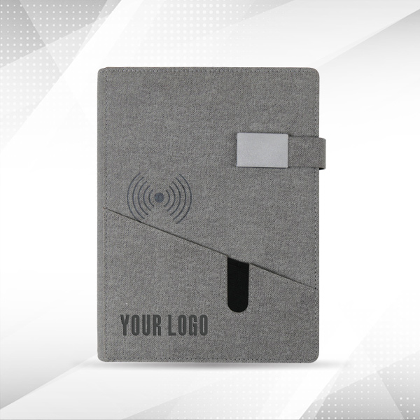 Jasper Power Bank Folder (Grey)-0