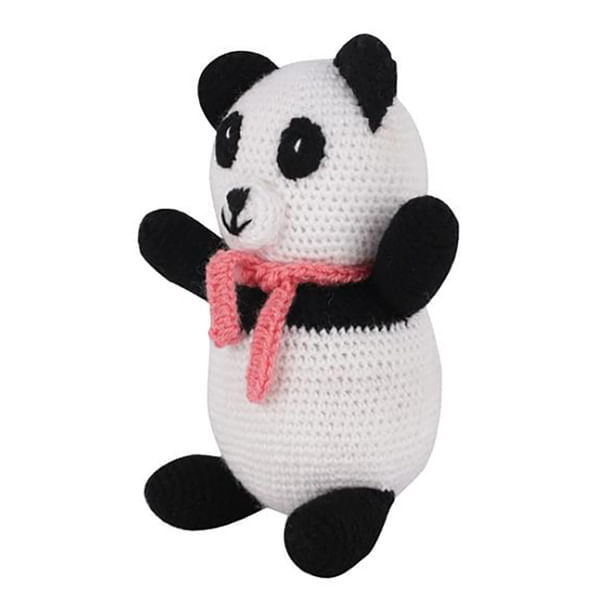 Handmade Crochet Panda Soft Toy-1