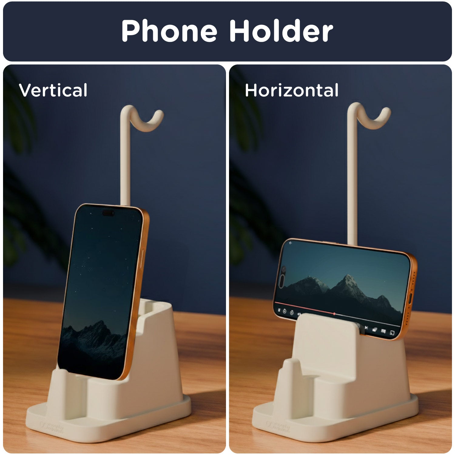 EO Desk Station Lite Multifunctional Organiser with Custom Logo Branding-4