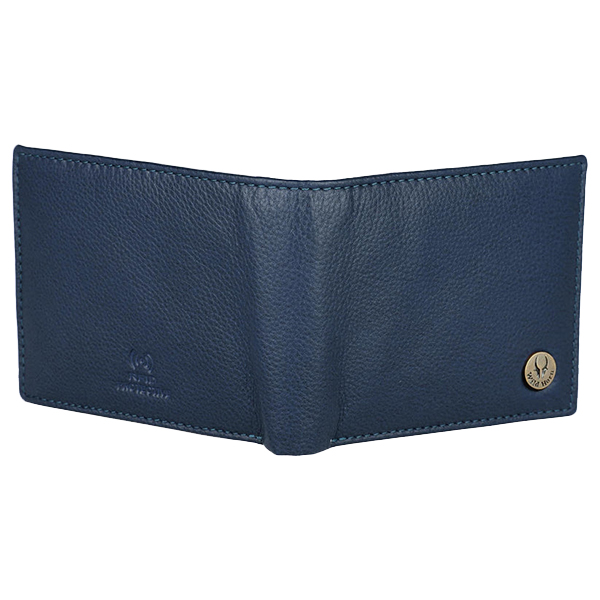 WILDHORN SCOTTSDALE Leather Wallet, Keychain & Pen – Premium Gift for Men (Blue)-4