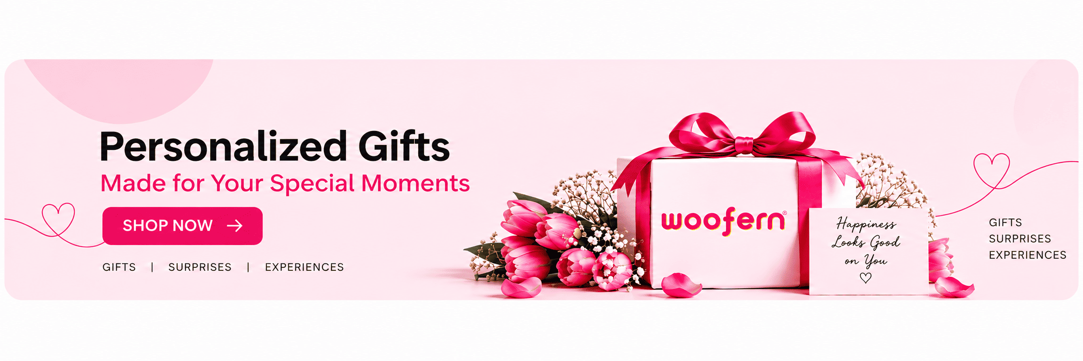 Woofern personalized gifts, surprises and experiences