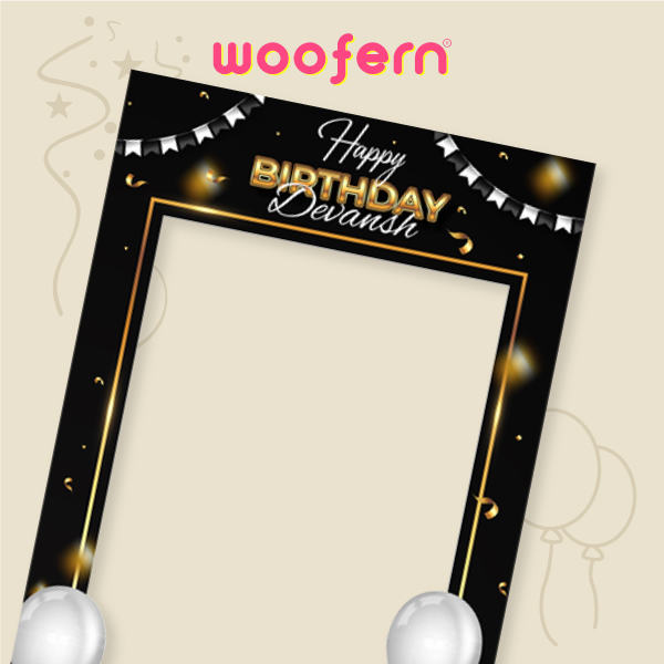 Personalized Name Photo Booth Frame - Size - 2x3 ft-2