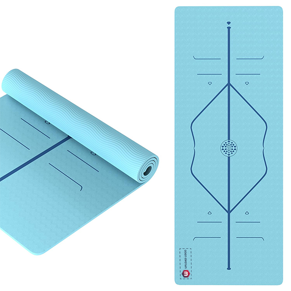 Lifelong Yoga mat for Women & Men TPE Material 6mm Anti-Slip Yoga Mat with Bag