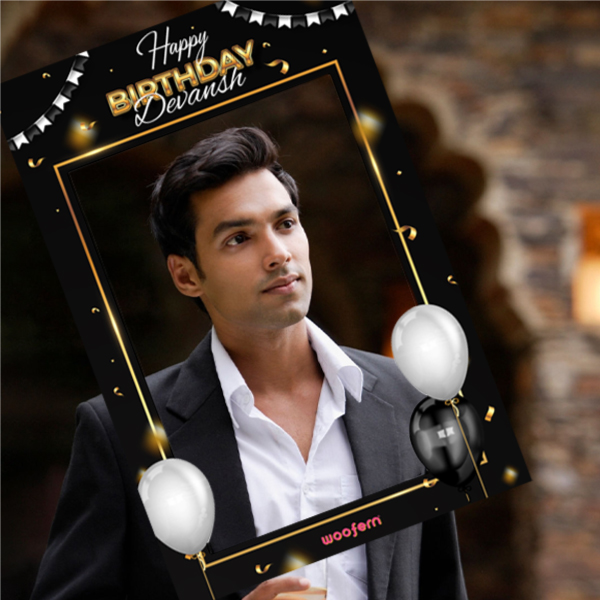 Personalized Name Photo Booth Frame - Size - 2x3 ft-1