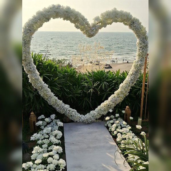 Floral Heart Proposal Experience-3