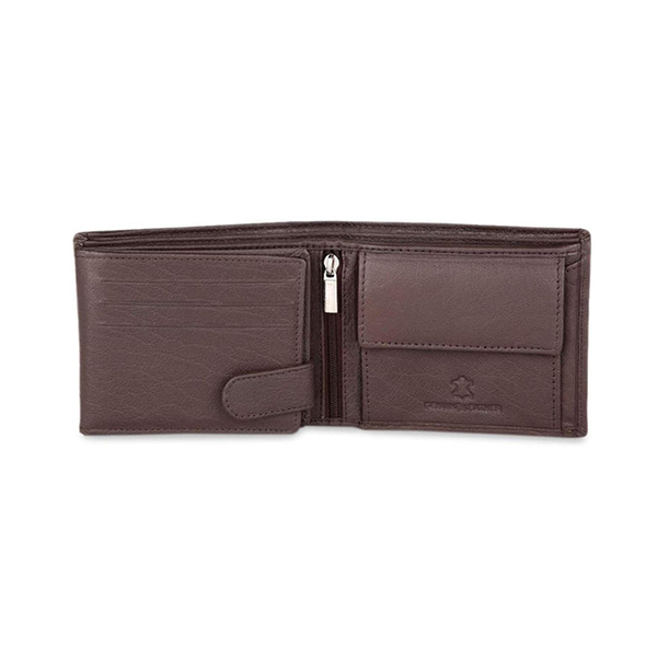 WILDHORN SANFORD Premium Leather Wallet, Keychain & Pen Gift Set for Men (Carob Brown)-3