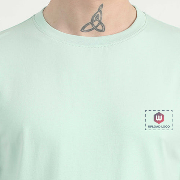 Caslay Organic Crew Neck T-Shirt (Jade Green)-3