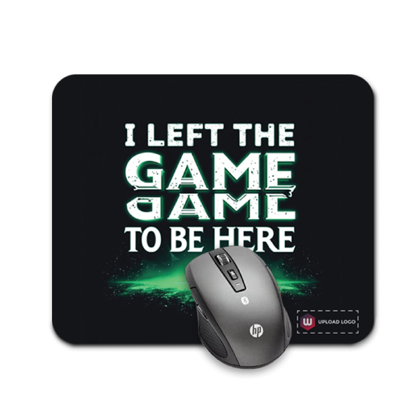 Text Printed Mouse Pad with Customized Logo-1
