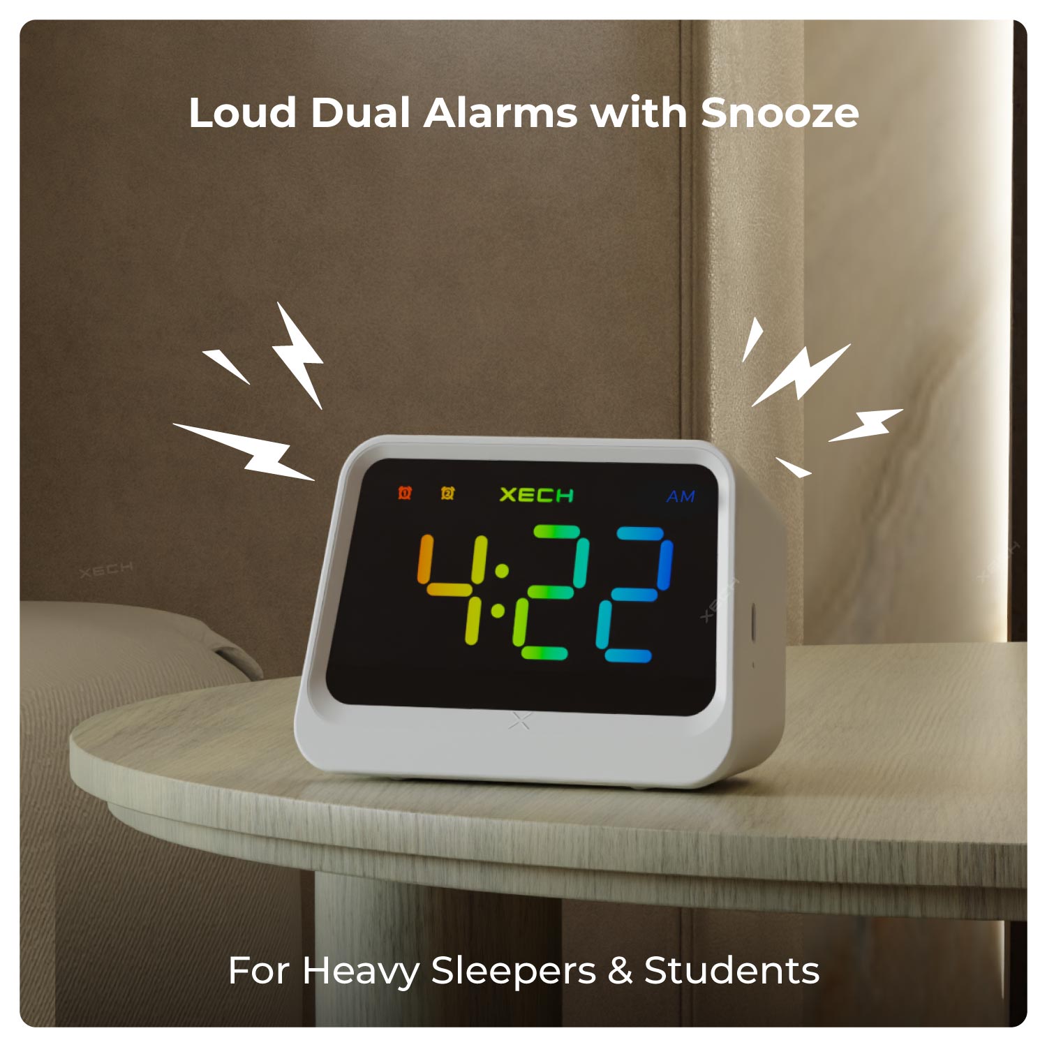 XECH Prism Lite Desktop Clock for Custom Corporate Gifts-1