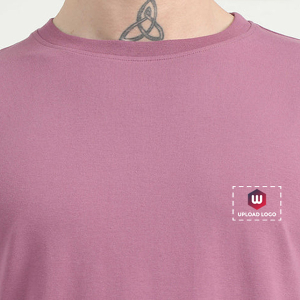 Caslay Organic Crew Neck T-Shirt (Purple)-4