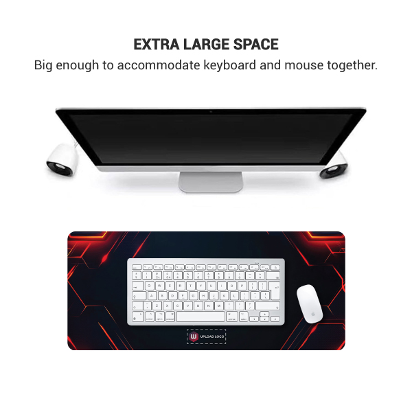 Customized Logo Gaming Keyboard Mat-2