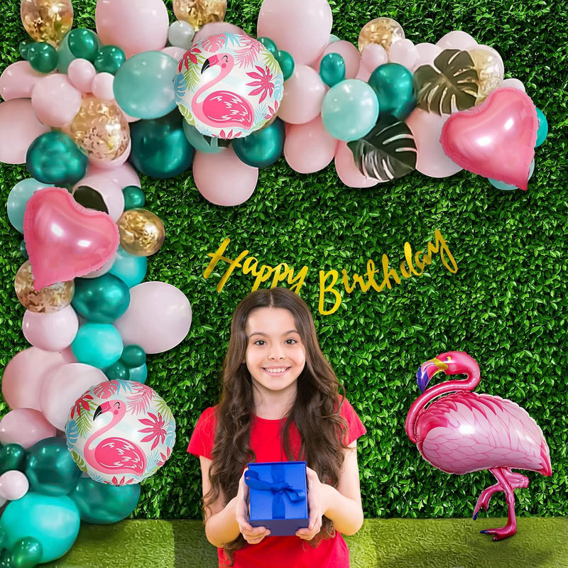 Tropical Flamingo Birthday Party Decoration Kit