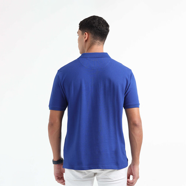 Caslay Organic Polo T-Shirt (Royal Blue)-3