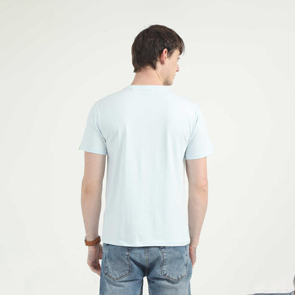 Caslay Organic Crew Neck T-Shirt (Ice Water )-2