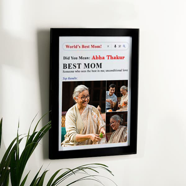 Best Mom Picture Frame – Personalized Gift-1